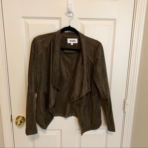 BB Dakota faux suede jacket, olive